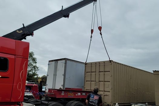 Conex Container Transport In Crozet Virginia